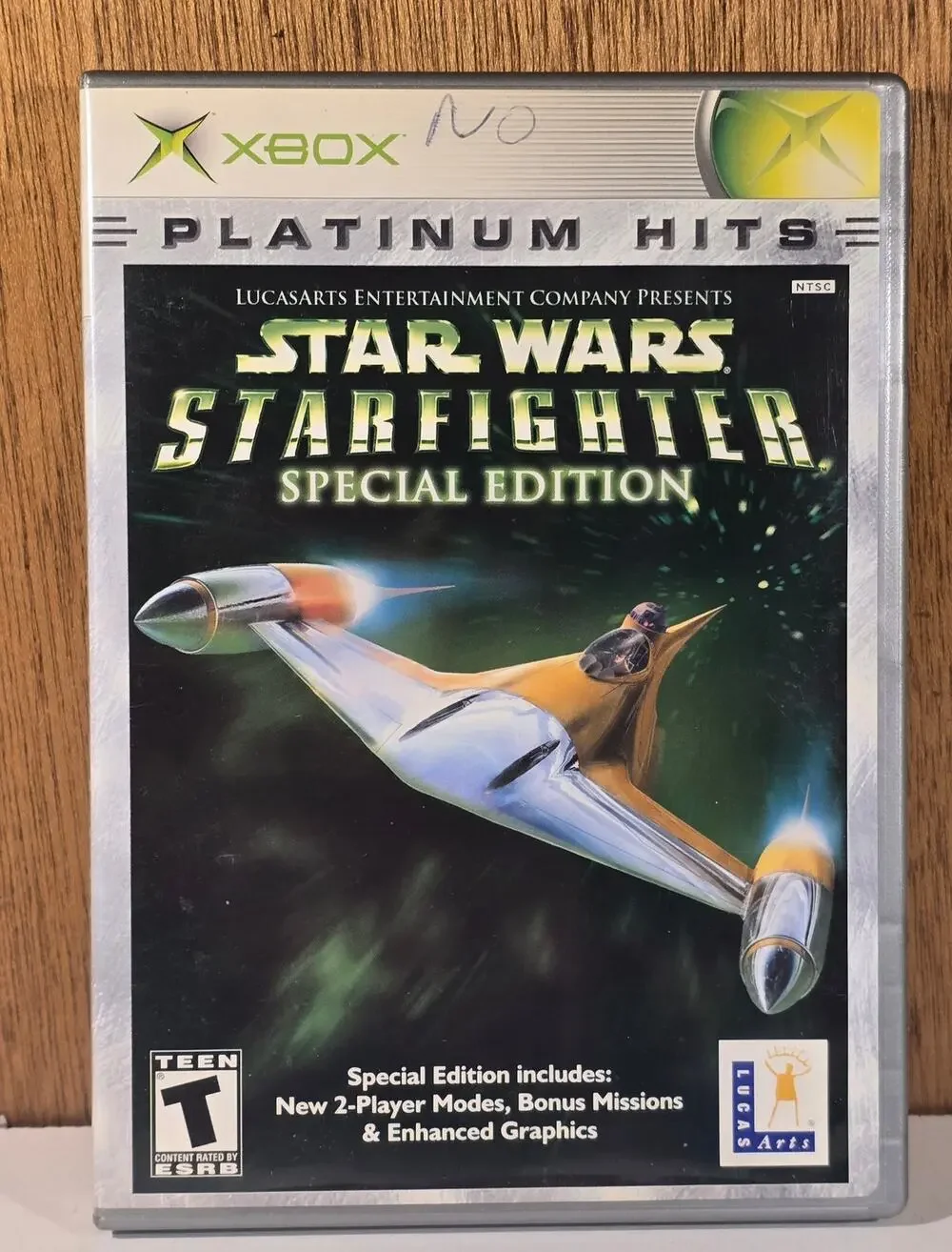 Star Wars Starfighter Special Edition Platinum Hits Xbox CIB Complete